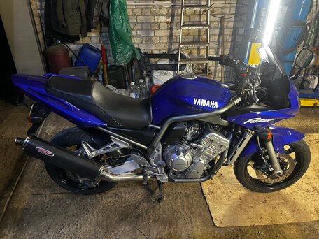2002 Yamaha FZS1000 Fazer, синий, 400000 рублей, вид 2