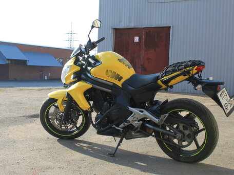 2012 Kawasaki ER-6N, жёлтый, 380000 рублей, вид 5
