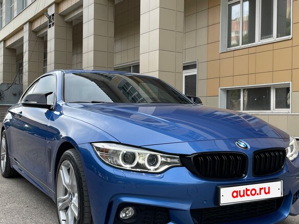 2014 BMW 4 серии 420i xDrive F32/F33/F36, синий, 2450000 рублей - вид 10