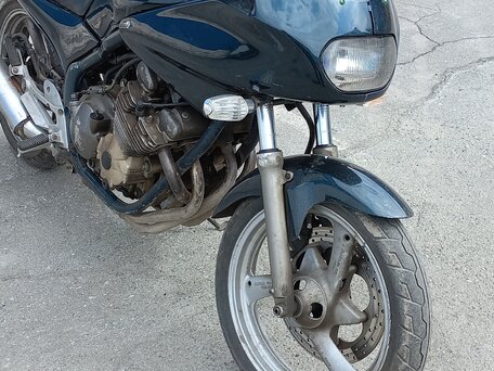 1991 Yamaha XJ400, зелёный, 180000 рублей, вид 3