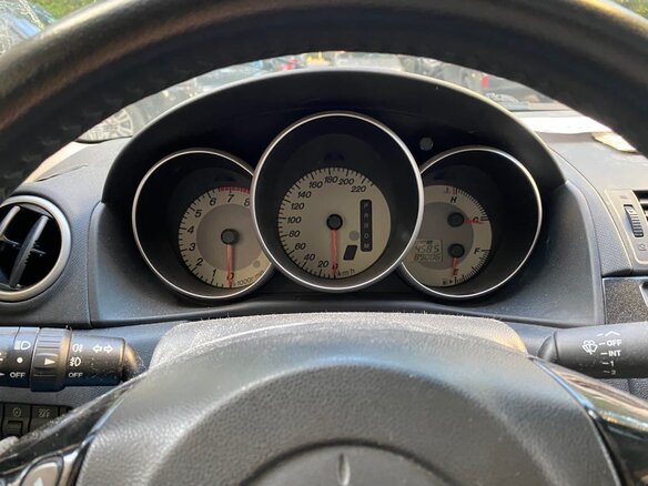 2008 Mazda 3 I (BK) Рестайлинг, голубой - вид 8