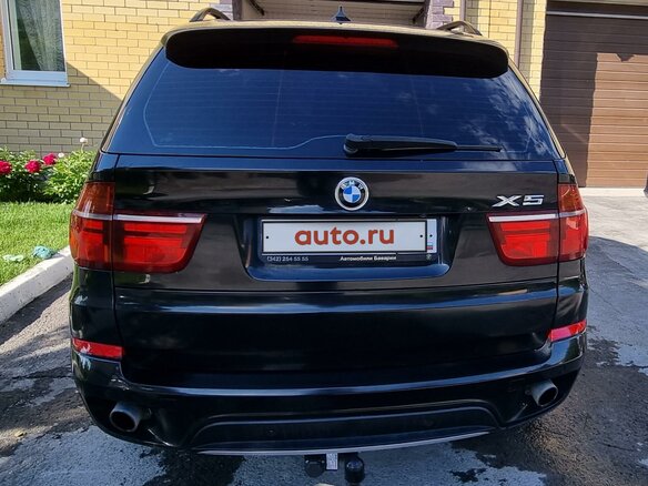 2011 BMW X5 35i II (E70) Рестайлинг, чёрный - вид 4