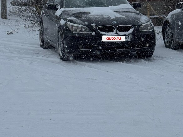 2003 BMW 5 серии 520i V (E60/E61), чёрный, 900000 рублей - вид 3