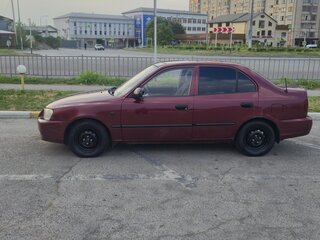 2007 Hyundai Accent ТагАЗ II, красный, 399000 рублей, вид 5