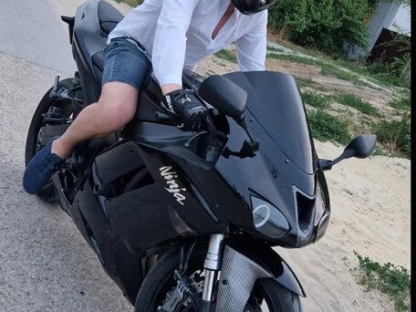 2007 Kawasaki ZX-6 Ninja, чёрный, 550000 рублей, вид 1