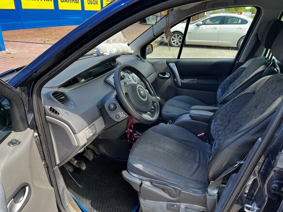 2008 Renault Scenic Grand II Рестайлинг, синий, 500000 рублей - вид 4
