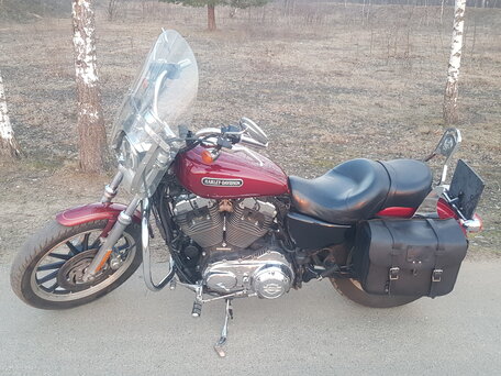 2009 Harley-Davidson Sportster 1200, пурпурный, 780000 рублей, вид 3