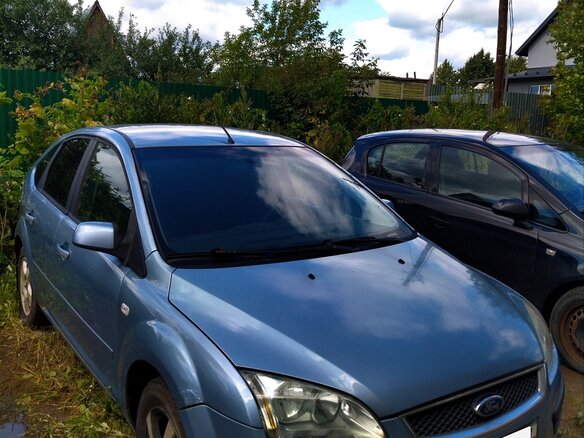 2007 Ford Focus II, голубой - вид 1