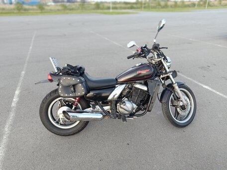 1997 Kawasaki EL250 Eliminator, чёрный, 250000 рублей, вид 3