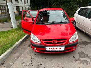 2008 Hyundai Getz I Рестайлинг, красный, 455000 рублей, вид 2