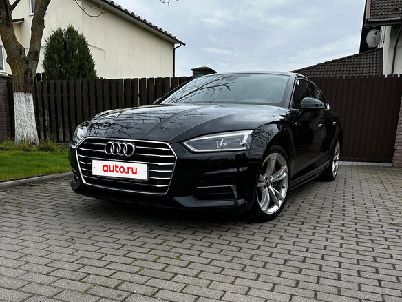 2018 Audi A5 II (F5), чёрный, 2400000 рублей