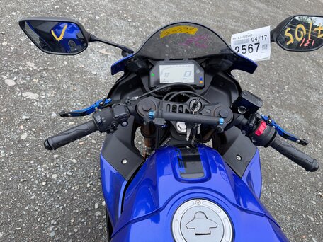 2019 Yamaha YZF-R3, синий, 670000 рублей, вид 3