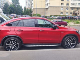 2015 Mercedes-Benz GLE Coupe 450 AMG I (C292), красный, 3777000 рублей, вид 4