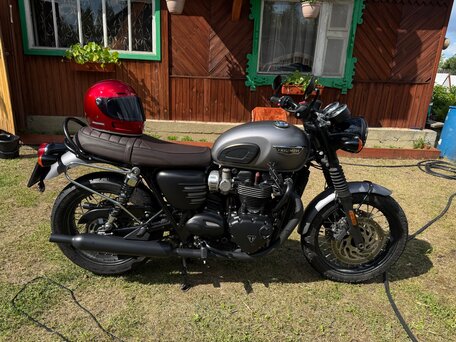2016 Triumph Bonneville T120, серый, 1100000 рублей, вид 4