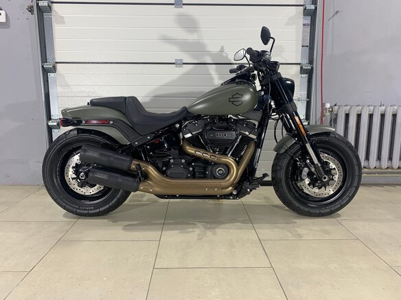 2021 Harley-Davidson Fat Bob, зелёный, 1750000 рублей - вид 1