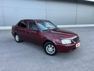 2008 Hyundai Accent ТагАЗ II, красный, 395000 рублей, вид 2