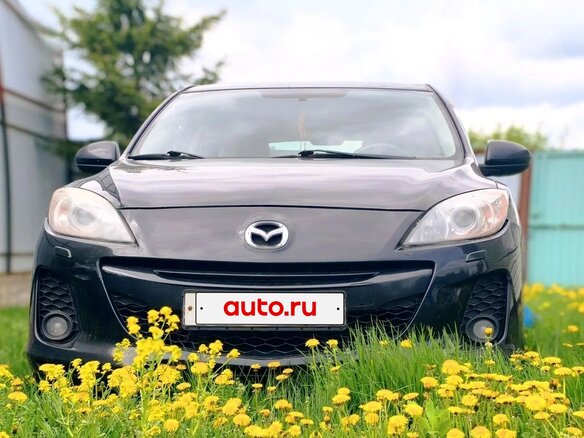 2013 Mazda 3 II (BL) Рестайлинг, чёрный, 950000 рублей - вид 1