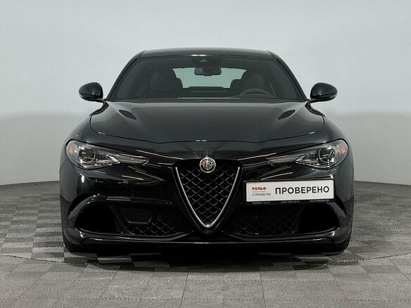 2017 Alfa Romeo Giulia Quadrifoglio II (952), чёрный - вид 1