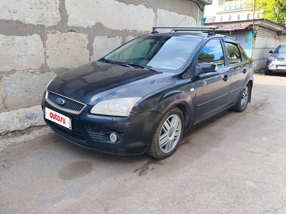 2007 Ford Focus II, чёрный