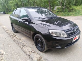2014 Lada (ВАЗ) Granta I, чёрный, 500000 рублей, вид 2
