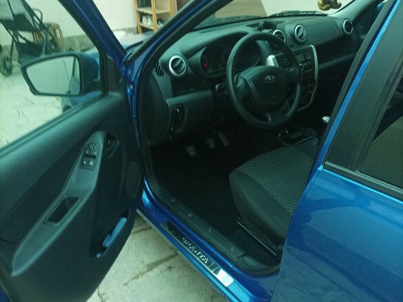 2017 Lada (ВАЗ) Granta I, синий, 475000 рублей - вид 3