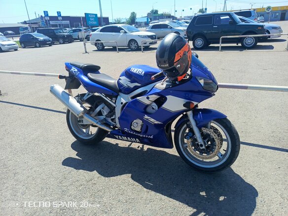 2004 Yamaha YZF-R6, синий, 389000 рублей