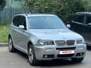 2007 BMW X3 30i I (E83) Рестайлинг, серебристый, 1350000 рублей, вид 3