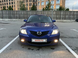 2007 Mazda 3 I (BK) Рестайлинг, синий, 425000 рублей, вид 3