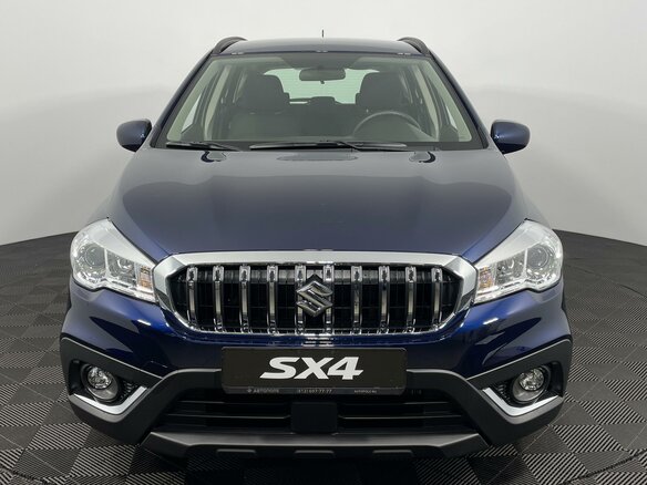 2021 Suzuki SX4 II (S-Cross) Рестайлинг, синий - вид 2