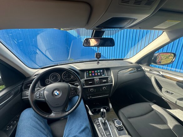 2013 BMW X3 20i xDrive II (F25), синий - вид 3