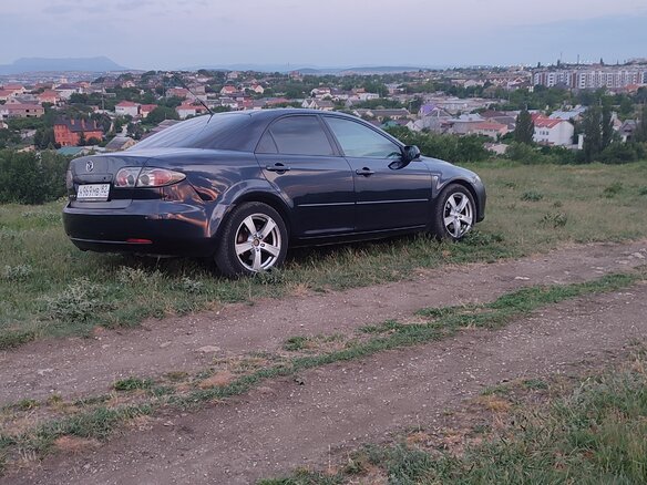 2007 Mazda 6 I (GG) Рестайлинг, синий, 555000 рублей - вид 6