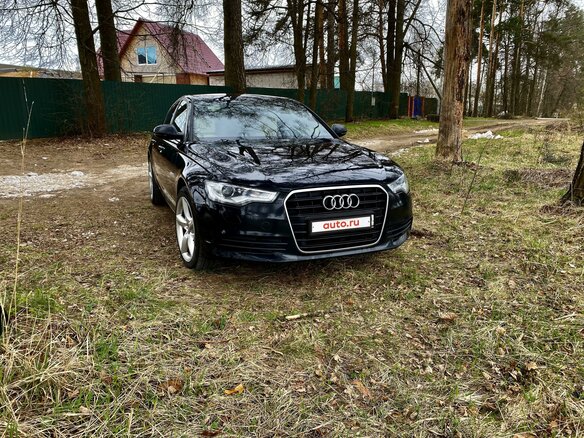 2012 Audi A6 IV (C7), чёрный - вид 2