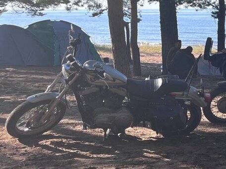 2004 Harley-Davidson Sportster 1200, серебристый, 675000 рублей, вид 3