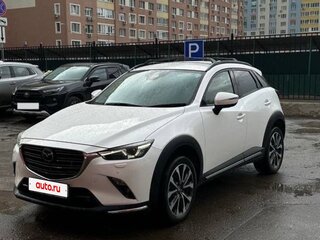 2019 Mazda CX-3 I Рестайлинг, белый, 1900000 рублей, вид 3