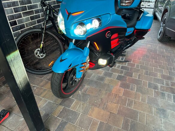 2013 Honda GL 1800 Gold Wing, голубой, 1700000 рублей - вид 1