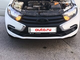2019 Lada (ВАЗ) Granta I Рестайлинг, белый, 445000 рублей, вид 3