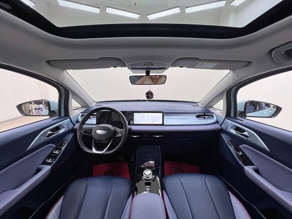 2023 Geely Geometry E 39.4 kWh, голубой - вид 13