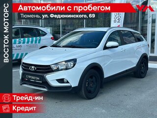 2019 Lada (ВАЗ) Vesta SW Cross I, белый, 950000 рублей, вид 1