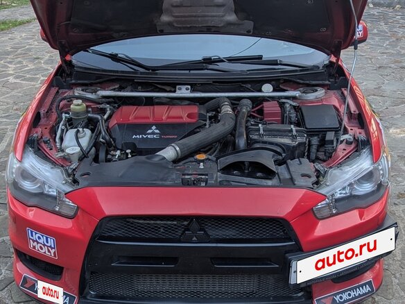 2008 Mitsubishi Lancer Evolution X, красный - вид 12