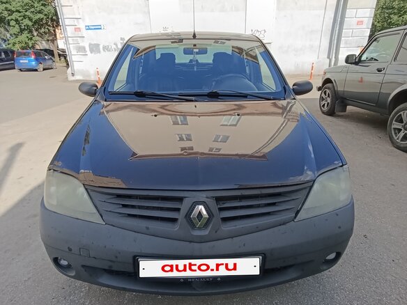 2009 Renault Logan I, чёрный, 345000 рублей - вид 1