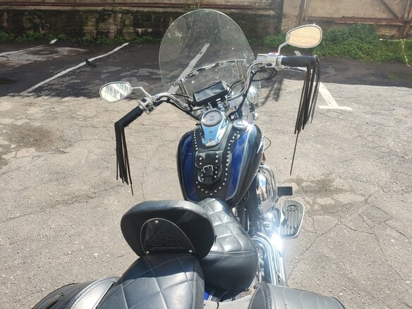 2005 Yamaha XVS650 Drag Star, синий, 420000 рублей