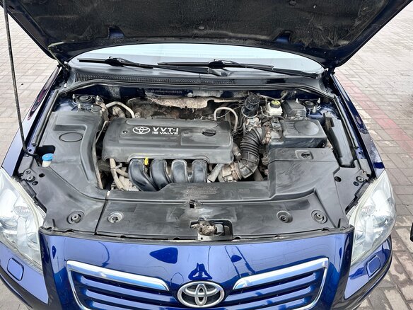 2008 Toyota Avensis II Рестайлинг, синий, 895000 рублей - вид 12
