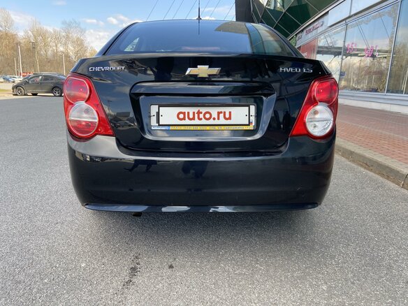 2012 Chevrolet Aveo II, чёрный - вид 9