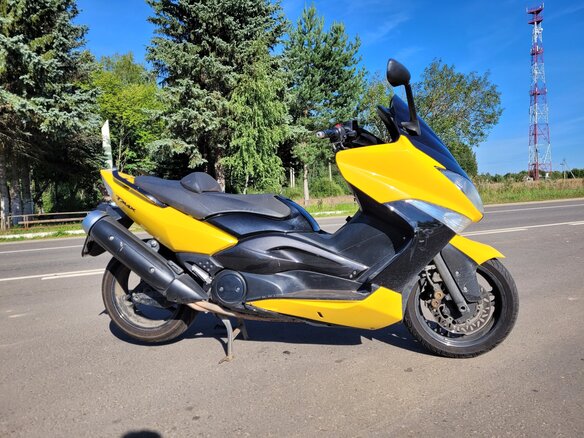2008 Yamaha TMAX, жёлтый, 450000 рублей - вид 1