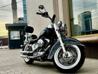 2013 Harley-Davidson Softail Deluxe, чёрный, 1801000 рублей, вид 2