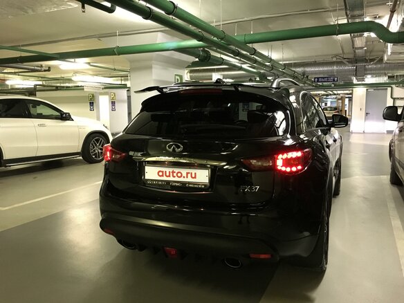 2013 Infiniti FX FX37 II (S51) Рестайлинг, чёрный - вид 7