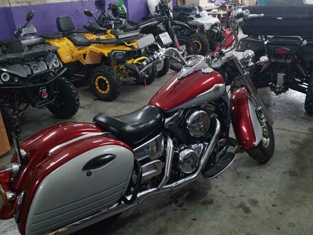 2001 Kawasaki VN1500 Vulcan, красный, 470000 рублей, вид 2