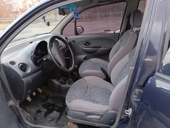 2007 Daewoo Matiz I Рестайлинг, чёрный - вид 7