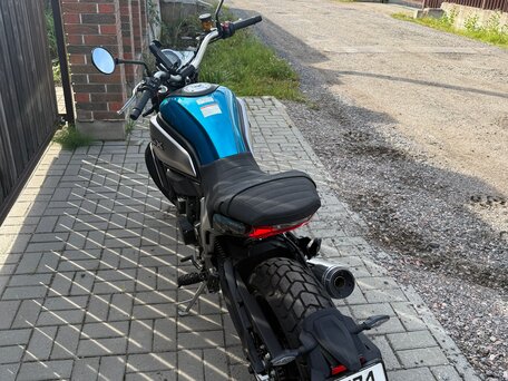 2024 CFMoto 700CL-X Heritage, синий, 619000 рублей, вид 4