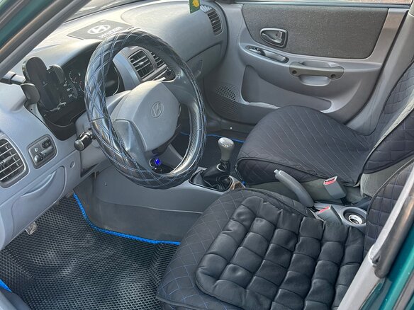 2002 Hyundai Accent II, зелёный, 430000 рублей - вид 7